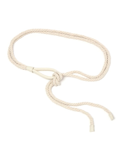 niko and...（ニコアンド）の「オリジナルロープベルト（ベルト・レディース・ダークブラウン/オフホワイト・0）」の2枚目の写真