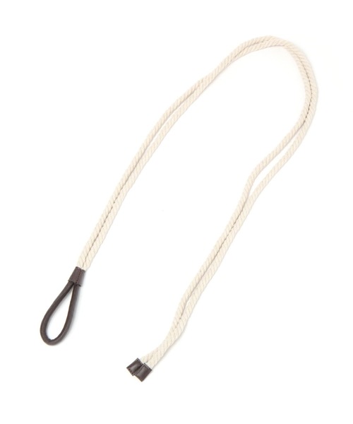 niko and...（ニコアンド）の「オリジナルロープベルト（ベルト・レディース・ダークブラウン/オフホワイト・0）」の3枚目の写真