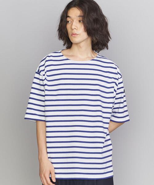 Le Minor(ルミノア)の「【別注】 <Le minor> BORDER TEE/Tシャツ(Tシャツ/カットソー・メンズ・ネイビー/ケリー/ホワイト・M/L/XL)」の1枚目の写真