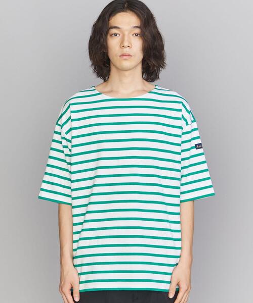 Le Minor(ルミノア)の「【別注】 <Le minor> BORDER TEE/Tシャツ(Tシャツ/カットソー・メンズ・ネイビー/ケリー/ホワイト・M/L/XL)」の4枚目の写真