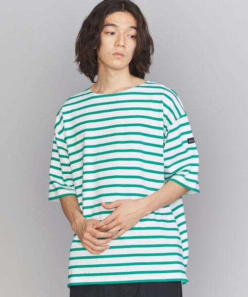 Le Minor(ルミノア)の「【別注】 <Le minor> BORDER TEE/Tシャツ(Tシャツ/カットソー・メンズ・ネイビー/ケリー/ホワイト・M/L/XL)」の8枚目の写真