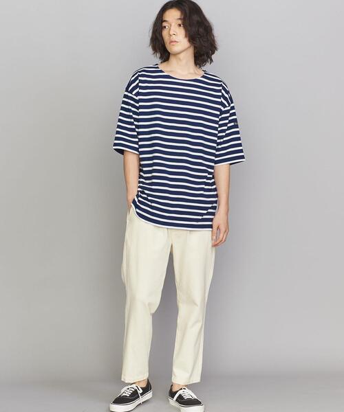 Le Minor(ルミノア)の「【別注】 <Le minor> BORDER TEE/Tシャツ(Tシャツ/カットソー・メンズ・ネイビー/ケリー/ホワイト・M/L/XL)」の22枚目の写真