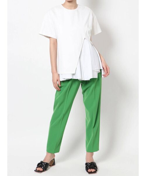 ELENDEEK(エレンディーク)の「ヘムタックアシメカットソーセット(Tシャツ/カットソー・レディース・ブラック/オフホワイト/その他1/その他2・FREE)」の12枚目の写真