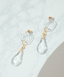 COLOR TOKYO ACCESSORIES | ストーン+リングアクリルピアス(ピアス（両耳用）)