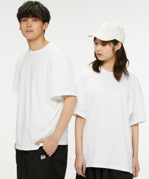 PUMA(プーマ)の「PUMA プーマ メンズ GRAPHICS 半袖 Tシャツ(Tシャツ/カットソー・メンズ・ブラック/ホワイト・MEDIUM/X-LARGE/LARGE/SMALL/X-SMALL)」の1枚目の写真