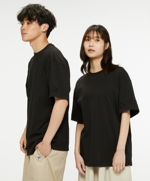 PUMA(プーマ)の「PUMA プーマ メンズ GRAPHICS 半袖 Tシャツ(Tシャツ/カットソー・メンズ・ブラック/ホワイト・MEDIUM/X-LARGE/LARGE/SMALL/X-SMALL)」の2枚目の写真