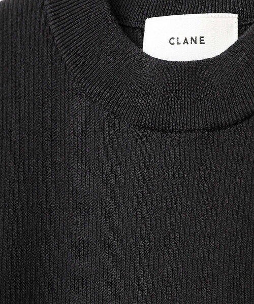 CLANE（クラネ）の「【CLANE/クラネ】SQUARE SLEEVE KNIT TOPS/スクエアスリーブニットトップス 12106-2192（Tシャツ/カットソー・レディース・ブラック/グリーン/アイボリー・1/2）」の9枚目の写真