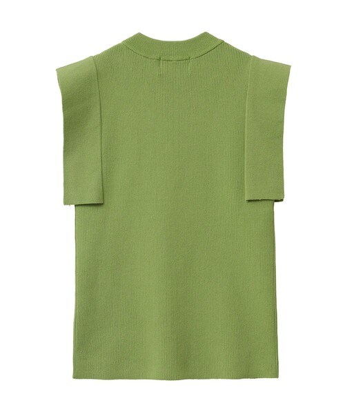 CLANE（クラネ）の「【CLANE/クラネ】SQUARE SLEEVE KNIT TOPS/スクエアスリーブニットトップス 12106-2192（Tシャツ/カットソー・レディース・ブラック/グリーン/アイボリー・1/2）」の16枚目の写真