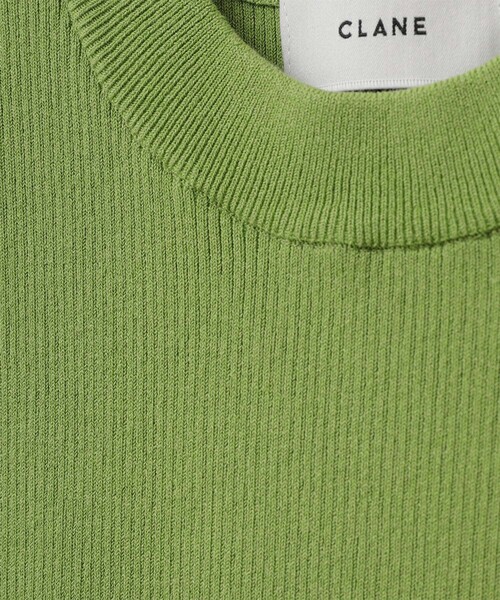 CLANE（クラネ）の「【CLANE/クラネ】SQUARE SLEEVE KNIT TOPS/スクエアスリーブニットトップス 12106-2192（Tシャツ/カットソー・レディース・ブラック/グリーン/アイボリー・1/2）」の18枚目の写真
