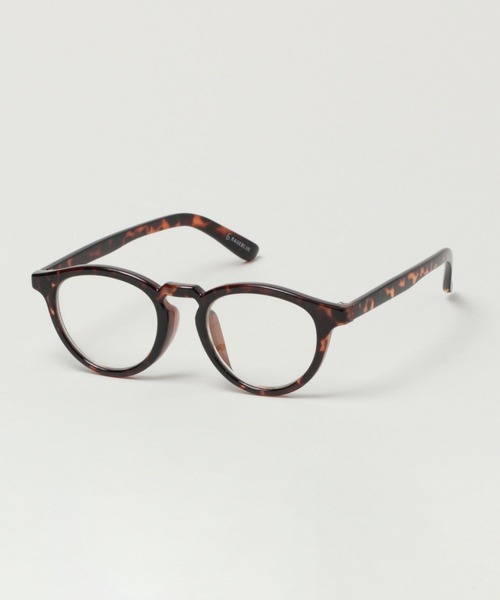 RAGEBLUE（レイジブルー）の「ボストンガタメガネ（メガネ・メンズ・ブラック/ダークブラウン・FREE）」の8枚目の写真