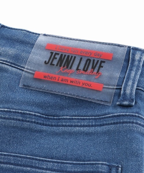 JENNI love(ジェニィラブ)の「レースアップデニムショーパン(デニムパンツ・キッズ・ブルー/サックスブルー・150cm/130cm/160cm/140cm)」の14枚目の写真