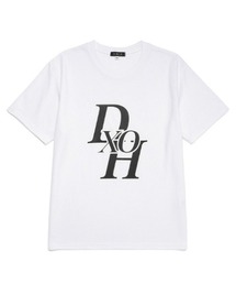 A'GEM/9 × .kom『DXOH/ディソエイチ』STACK LOGO T-SHIRT/スタックロゴ 半袖Tシャツ