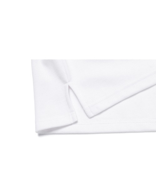 DXOH(ディソエイチ)の「A'GEM/9 × .kom『DXOH/ディソエイチ』STACK LOGO T-SHIRT/スタックロゴ 半袖Tシャツ(Tシャツ/カットソー・レディース・ブラック/ホワイト・M)」の3枚目の写真
