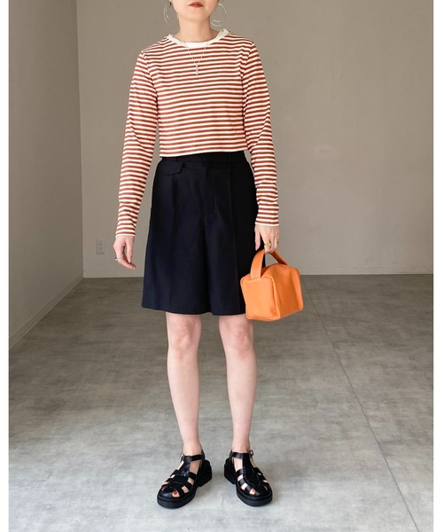 She's Closet（シーズクローゼット）の「フェイクレザー2wayミニワンハンドルバッグ/ショルダーバッグ（ハンドバッグ・レディース・ホワイト/ブラック/グリーン/キャメル・FREE）」の14枚目の写真