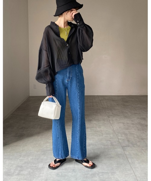 She's Closet（シーズクローゼット）の「フェイクレザー2wayミニワンハンドルバッグ/ショルダーバッグ（ハンドバッグ・レディース・ホワイト/ブラック/グリーン/キャメル・FREE）」の10枚目の写真