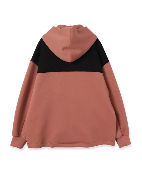 CULLNI 22aw セットアップ　ピンク CULLNI（クルニ）の「22-AW-036 / Color Block Front Zip Hoodie