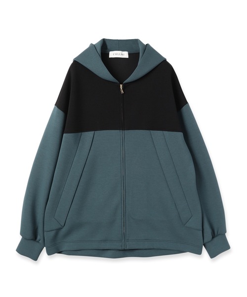 【CULLNI】　ブルゾン　ジップパーカー CULLNI 「CULLNI」 ジップアップパーカー 0 ブラック メンズ