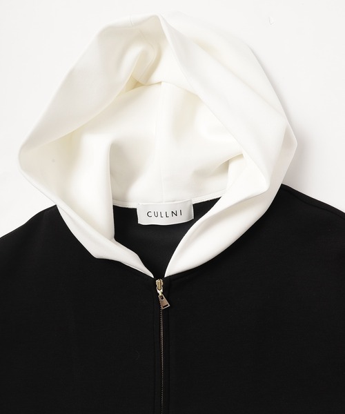 【CULLNI】DOUBLE ZIP JACKET(セットアップ) CULLNI(クルニ) 「Satin ZIP Pocket Tailored Jacket Double