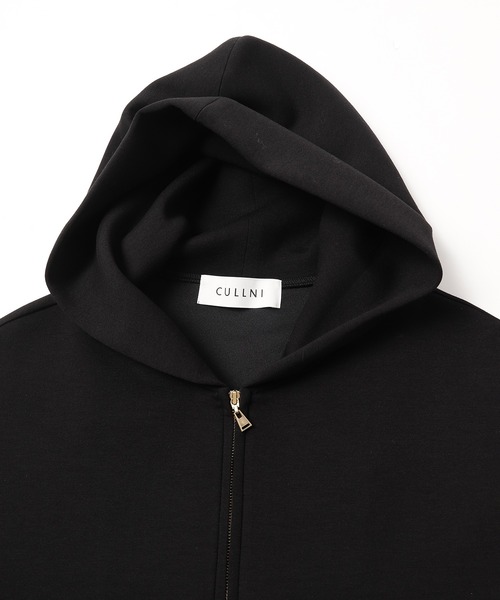 【CULLNI】　ブルゾン　ジップパーカー CULLNI 「CULLNI」 ジップアップパーカー 0 ブラック メンズ
