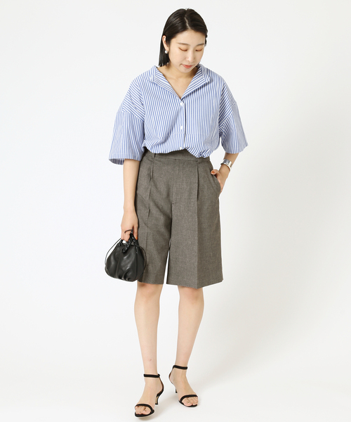 JOURNAL STANDARD L'ESSAGE 新品　キュロットパンツ 美品】JOURNALSTANDARD L'ESSAGE 麻キュロットパンツ - メルカリ