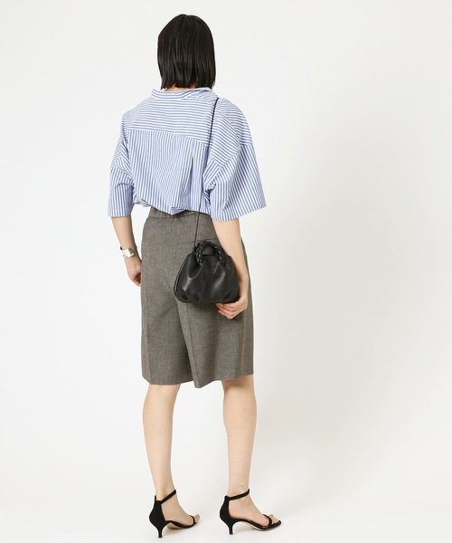 journal standard L'essage（ジャーナルスタンダードレサージュ）の「PEトロ ショートパンツ（その他パンツ・レディース・ブラック/グレー・FREE）」の5枚目の写真