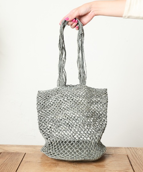 OUVRAGE CLASSE（ウヴラージュクラス）の「【MADE IN MADA /メイドインマダ】HOLY BAG（ショルダーバッグ・レディース・ライトグレー/ブラウン/オレンジ/ナチュラル・FREE）」の2枚目の写真