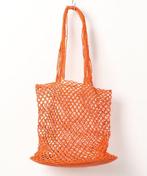 OUVRAGE CLASSE（ウヴラージュクラス）の「【MADE IN MADA /メイドインマダ】HOLY BAG（ショルダーバッグ・レディース・ライトグレー/ブラウン/オレンジ/ナチュラル・FREE）」の12枚目の写真