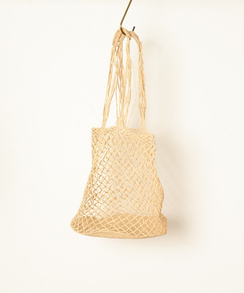 OUVRAGE CLASSE（ウヴラージュクラス）の「【MADE IN MADA /メイドインマダ】HOLY BAG（ショルダーバッグ・レディース・ライトグレー/ブラウン/オレンジ/ナチュラル・FREE）」の21枚目の写真