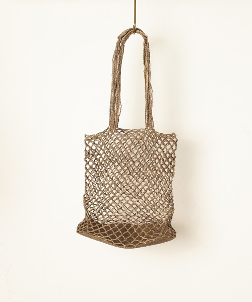 OUVRAGE CLASSE（ウヴラージュクラス）の「【MADE IN MADA /メイドインマダ】HOLY BAG（ショルダーバッグ・レディース・ライトグレー/ブラウン/オレンジ/ナチュラル・FREE）」の20枚目の写真