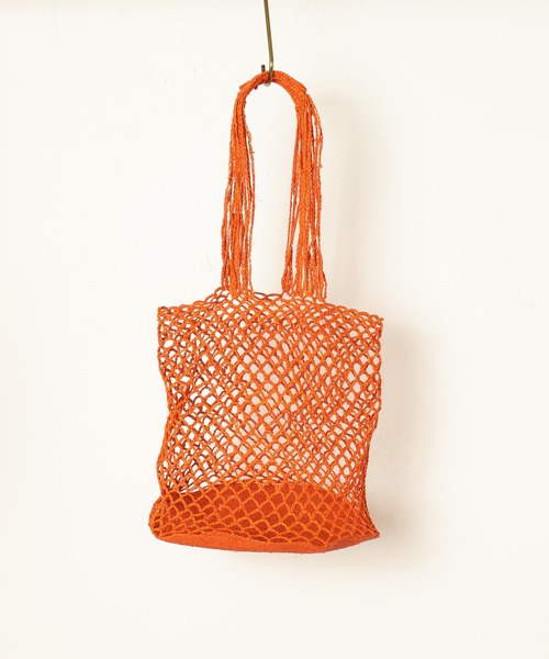 OUVRAGE CLASSE（ウヴラージュクラス）の「【MADE IN MADA /メイドインマダ】HOLY BAG（ショルダーバッグ・レディース・ライトグレー/ブラウン/オレンジ/ナチュラル・FREE）」の19枚目の写真