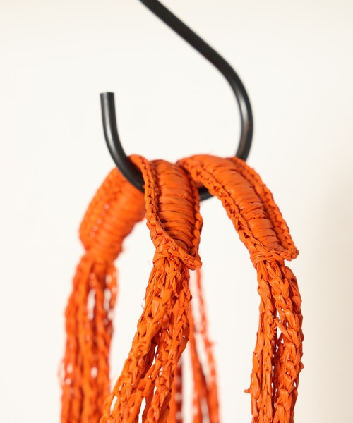 OUVRAGE CLASSE（ウヴラージュクラス）の「【MADE IN MADA /メイドインマダ】HOLY BAG（ショルダーバッグ・レディース・ライトグレー/ブラウン/オレンジ/ナチュラル・FREE）」の10枚目の写真