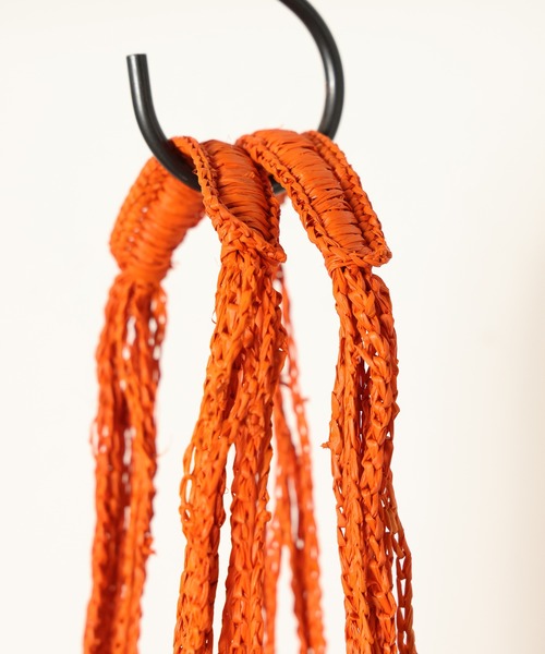 OUVRAGE CLASSE（ウヴラージュクラス）の「【MADE IN MADA /メイドインマダ】HOLY BAG（ショルダーバッグ・レディース・ライトグレー/ブラウン/オレンジ/ナチュラル・FREE）」の9枚目の写真