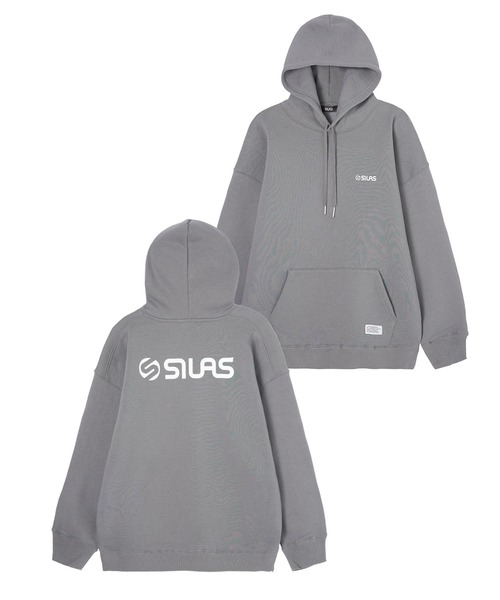 SILAS（サイラス）の「BASIC OLD LOGO SWEAT HOODIE（パーカー・メンズ・ライトブルー/ブラック/パープル/オフホワイト/オリーブ/チャコール・M/L/XL）」の4枚目の写真