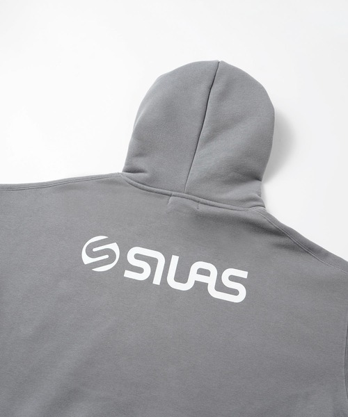 SILAS（サイラス）の「BASIC OLD LOGO SWEAT HOODIE（パーカー・メンズ・ライトブルー/ブラック/パープル/オフホワイト/オリーブ/チャコール・M/L/XL）」の7枚目の写真