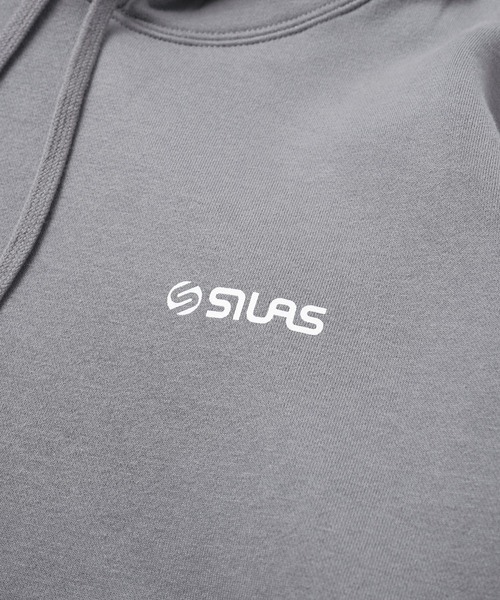SILAS（サイラス）の「BASIC OLD LOGO SWEAT HOODIE（パーカー・メンズ・ライトブルー/ブラック/パープル/オフホワイト/オリーブ/チャコール・M/L/XL）」の11枚目の写真
