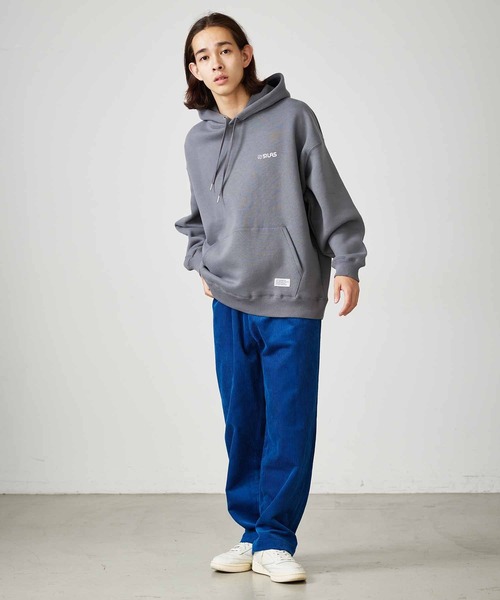 SILAS（サイラス）の「BASIC OLD LOGO SWEAT HOODIE（パーカー・メンズ・ライトブルー/ブラック/パープル/オフホワイト/オリーブ/チャコール・M/L/XL）」の15枚目の写真
