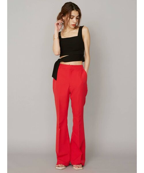 EVRIS（エヴリス）の「サイドリボンビスチェ（Tシャツ/カットソー・レディース・ホワイト/ブラック/パープル・FREE）」の9枚目の写真