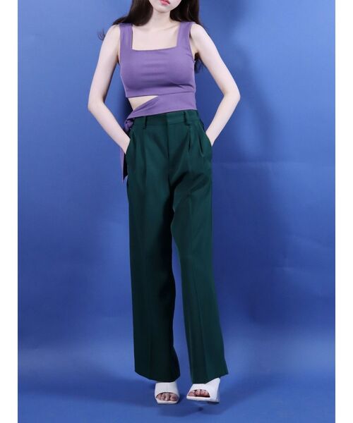 EVRIS（エヴリス）の「サイドリボンビスチェ（Tシャツ/カットソー・レディース・ホワイト/ブラック/パープル・FREE）」の19枚目の写真