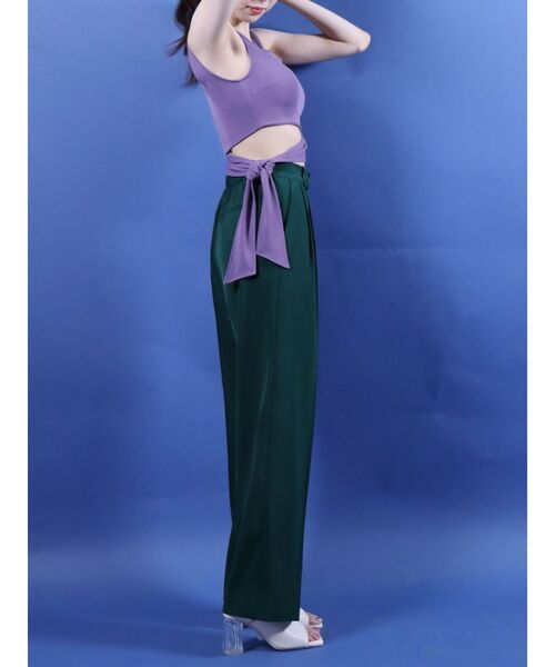 EVRIS（エヴリス）の「サイドリボンビスチェ（Tシャツ/カットソー・レディース・ホワイト/ブラック/パープル・FREE）」の22枚目の写真