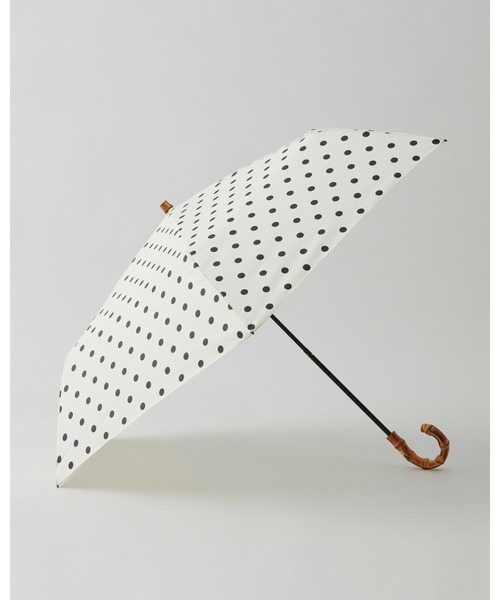 Traditional Weatherwear（トラディショナルウェザーウェア）の「FOLDING BAMBOO MINI（折りたたみ傘・レディース・ホワイト系その他/ブラック系その他・F）」の6枚目の写真
