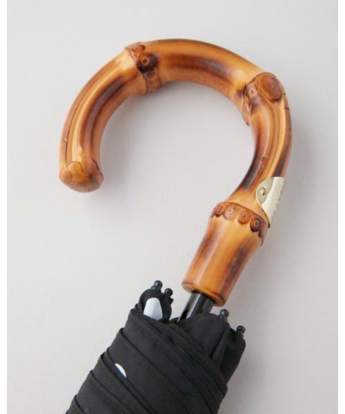 Traditional Weatherwear（トラディショナルウェザーウェア）の「FOLDING BAMBOO MINI（折りたたみ傘・レディース・ホワイト系その他/ブラック系その他・F）」の4枚目の写真