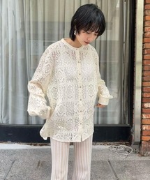 byYOUANCE | レースバンドカラーシャツ(シャツ/ブラウス)