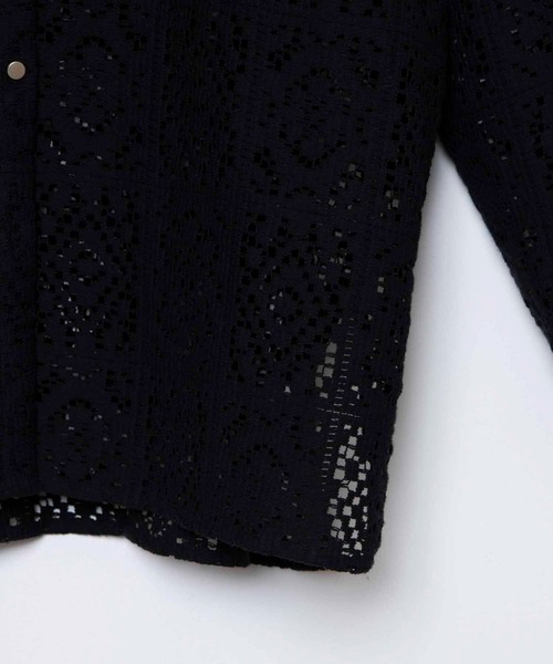 byYOUANCE（バイユアンス）の「レースバンドカラーシャツ（シャツ/ブラウス・レディース・ホワイト/ブラック・FREE）」の14枚目の写真