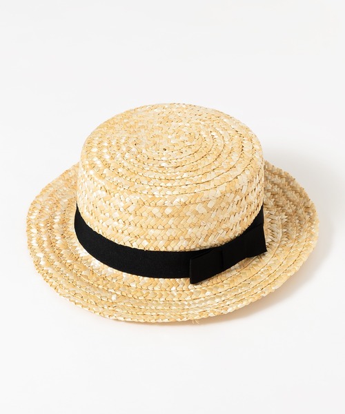 MUHET（ミュエータ）の「カンカン帽（ハット・レディース・ベージュ・FREE）」の2枚目の写真