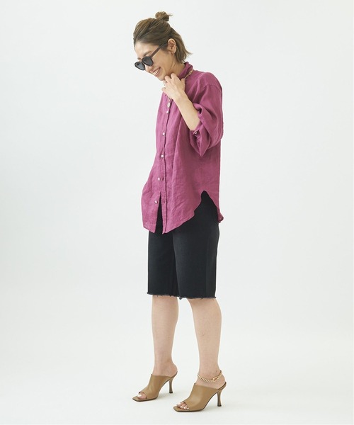 美品 Plage リネンボリュームシャツ プラージュ リネンシャツ ブラウス plage（プラージュ）の「Linen ボリュームソデシャツ（シャツ