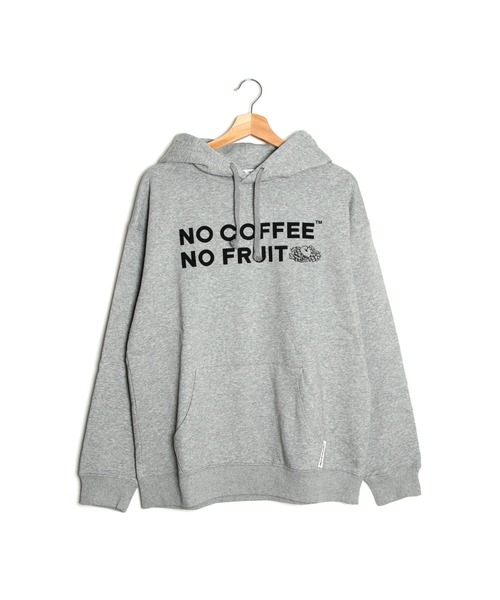 NO COFFEE × FRUIT OF THE LOOM パーカー グレー新品 FRUIT OF THE LOOM/フルーツオブザルーム】NO COFFEE コラボ