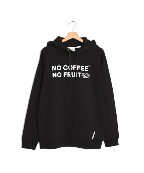 新品NO COFFEE x FRUIT OF THE LOOM WネームパーカM FRUIT OF THE LOOM/フルーツオブザルーム】NO COFFEE コラボ