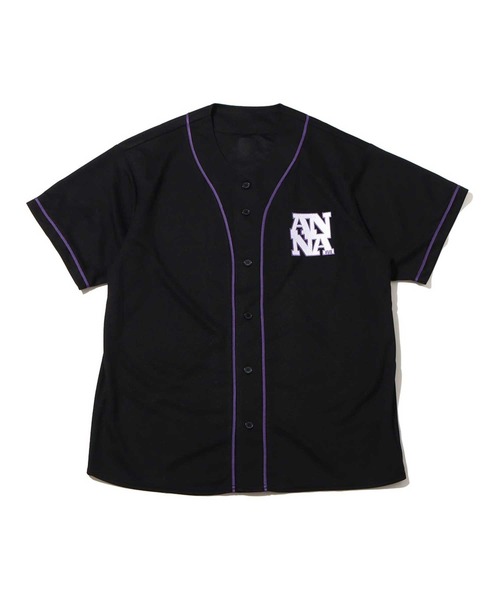 ANNA SUI(アナスイ)の「ANNA SUI Archive アナスイアーカイブ ロゴ ベースボール シャツ 【SP】(その他トップス・メンズ・ホワイト/ブラック・XL/L/M)」の2枚目の写真