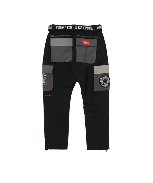 【新発売】 EXAMPLE（エグザンプル）の「EXAMPLE NYLON SARUEL MULTICOLORED パンツ