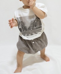 cuorequal（クオレコール）の「【親子でリンクコーデ可能】街フォトプリント半袖Tシャツ／キッズ＆ベビー（Tシャツ/カットソー）」